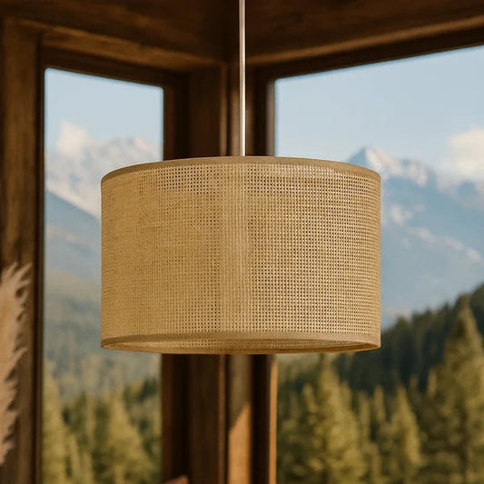 Amania Bamboo Rattan Hanging Light