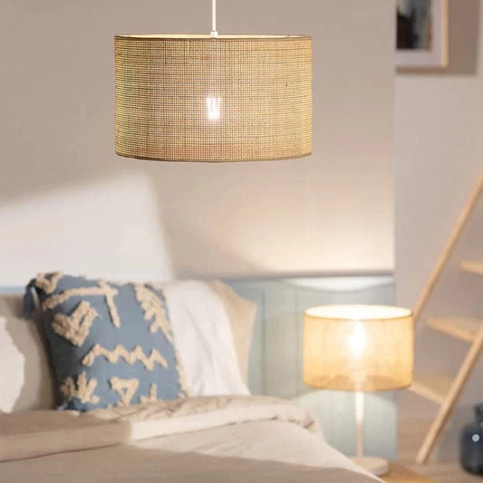 Amania Bamboo Rattan Hanging Light