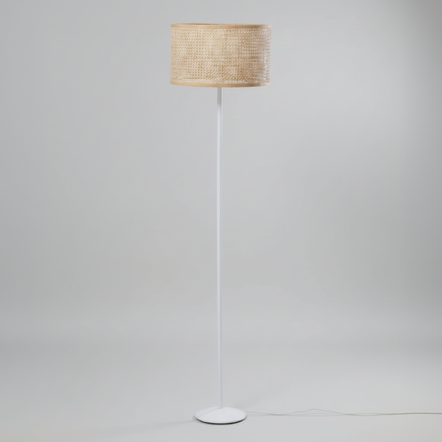 Amara Handcrafted Rattan Cane Floor Lamp
