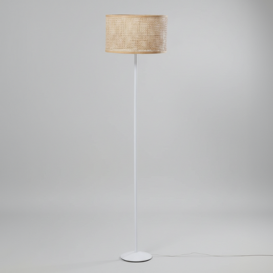 Amara Handcrafted Rattan Cane Floor Lamp