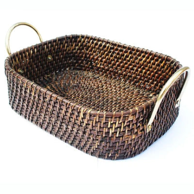 Amara Handwoven Wicker Storage Basket