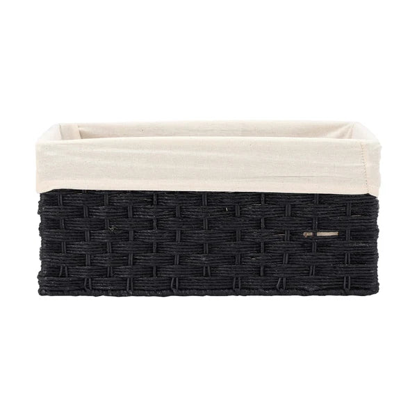 Amita Handwoven Bamboo & Wicker Storage Basket