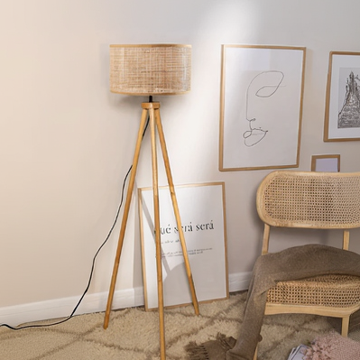 Ammie Handcrafted Rattan Table Lamp