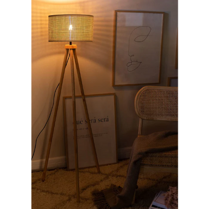 Ammie Handcrafted Rattan Table Lamp