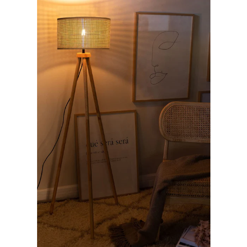 Ammie Handcrafted Rattan Table Lamp