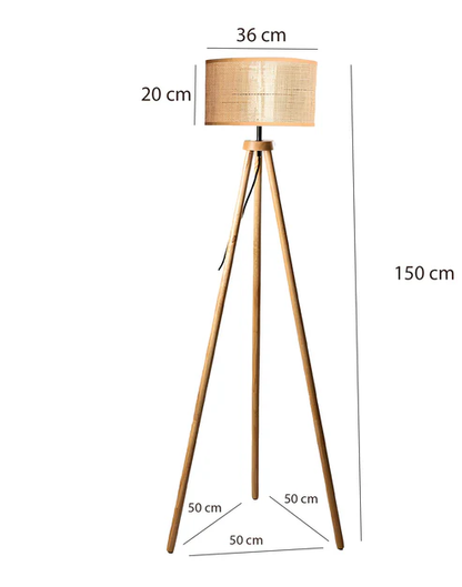 Ammie Handcrafted Rattan Table Lamp