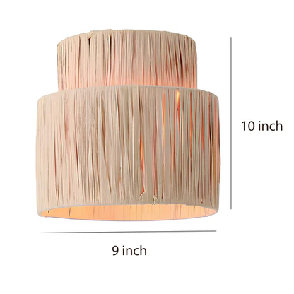 Anaisha Handcrafted Raffia Hanging Light