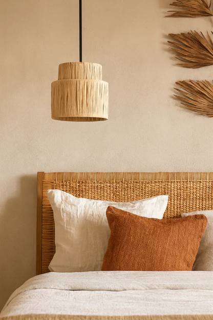 Anaisha Handcrafted Raffia Hanging Light