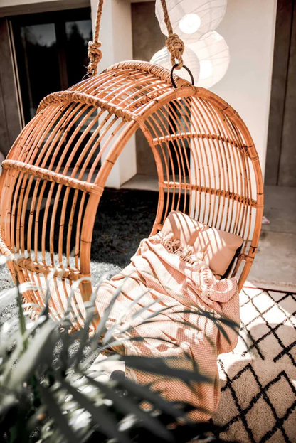 Anaisha Handcrafted Bamboo Cane Swing Chair