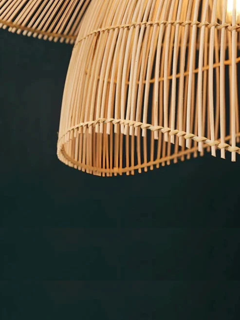 Handcrafted Bamboo Rattan Pendant Light Anala