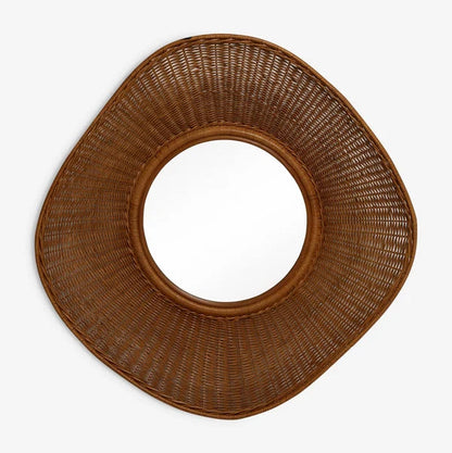Anala Handcrafted Rattan Wall Mirror