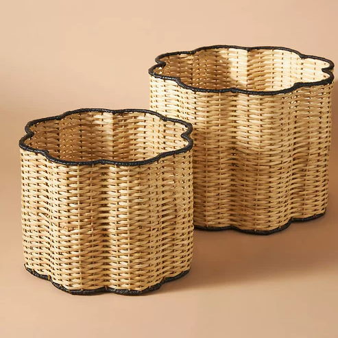 Anant Handcrafted Rattan Laundry Basket