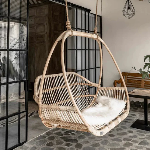 Ananya Handcrafted Bamboo Cane Swing Chair