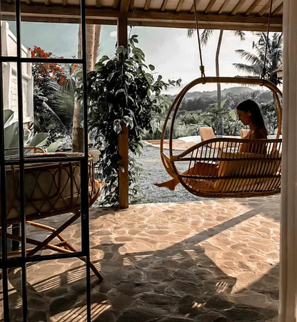Ananya Handcrafted Bamboo Cane Swing Chair