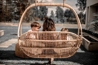 Ananya Handcrafted Bamboo Cane Swing Chair