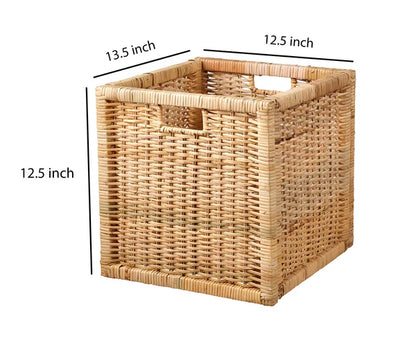 Anuja Handwoven Wicker Wardrobe Storage Basket