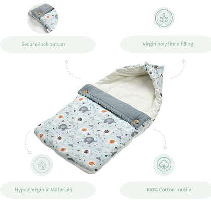 Appu and friends Muslin Carrier Nest & Sleeping Bag