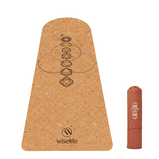 Premium Cork & Natural Rubber Yoga Mat - 6mm Arch Shaped