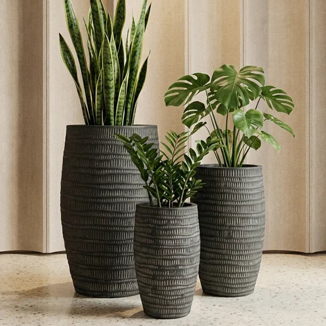 Areca Fiberglass Planters