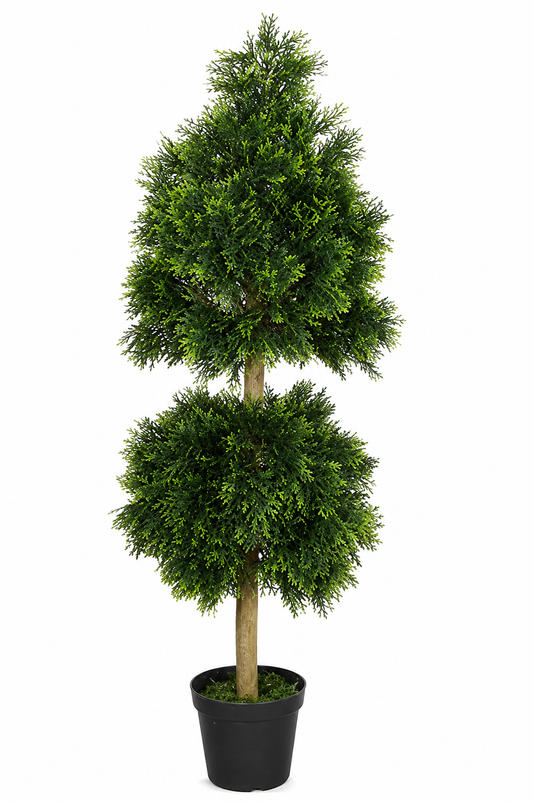 Artificial Cypress Tree 63″| Tall Indoor Faux Topiary