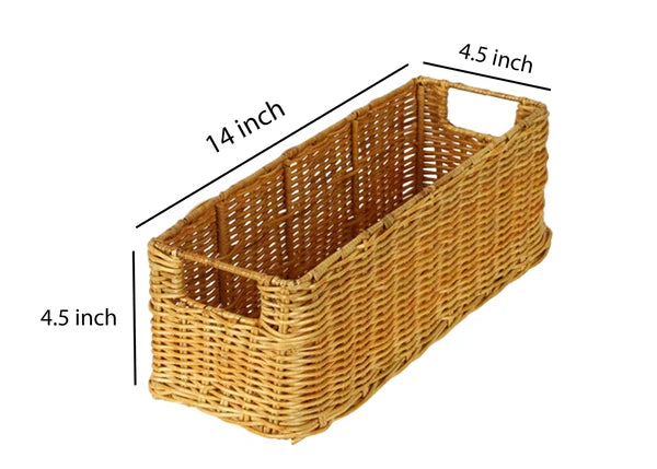 Asha Handwoven Rattan Vanity Tray