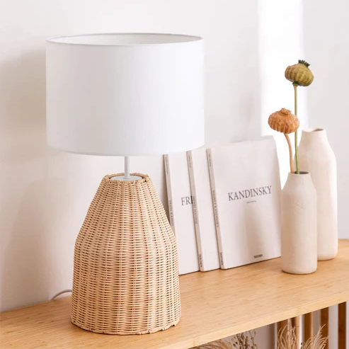 Asuka Handcrafted Rattan Table Lamp