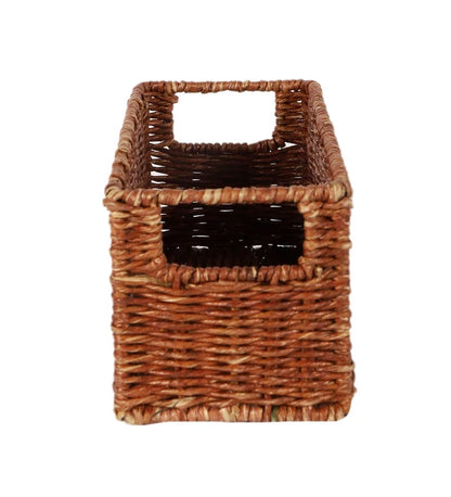 Avani Handwoven Wicker Vanity Tray for Dressing Table