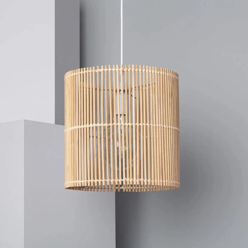 Handcrafted Bamboo Rattan Pendant Light Avital