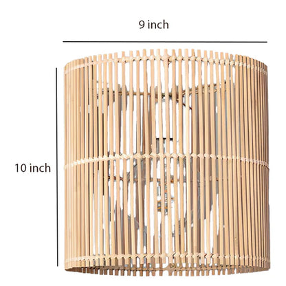Handcrafted Bamboo Rattan Pendant Light Avital