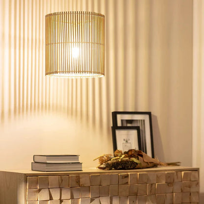 Handcrafted Bamboo Rattan Pendant Light Avital