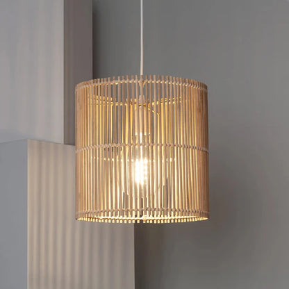 Handcrafted Bamboo Rattan Pendant Light Avital