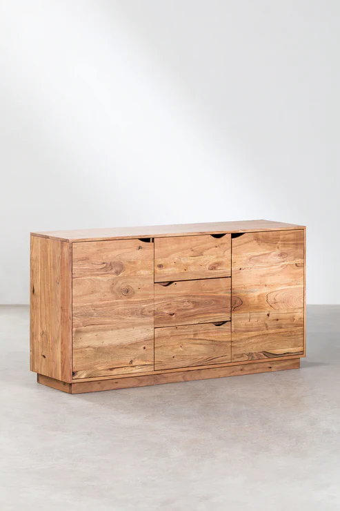 Avya Handcrafted Rattan & Solid Wood Sideboard