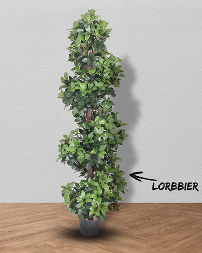 Lorbbier Spiral Faux Plant – 59” Tropical Indoor Decor