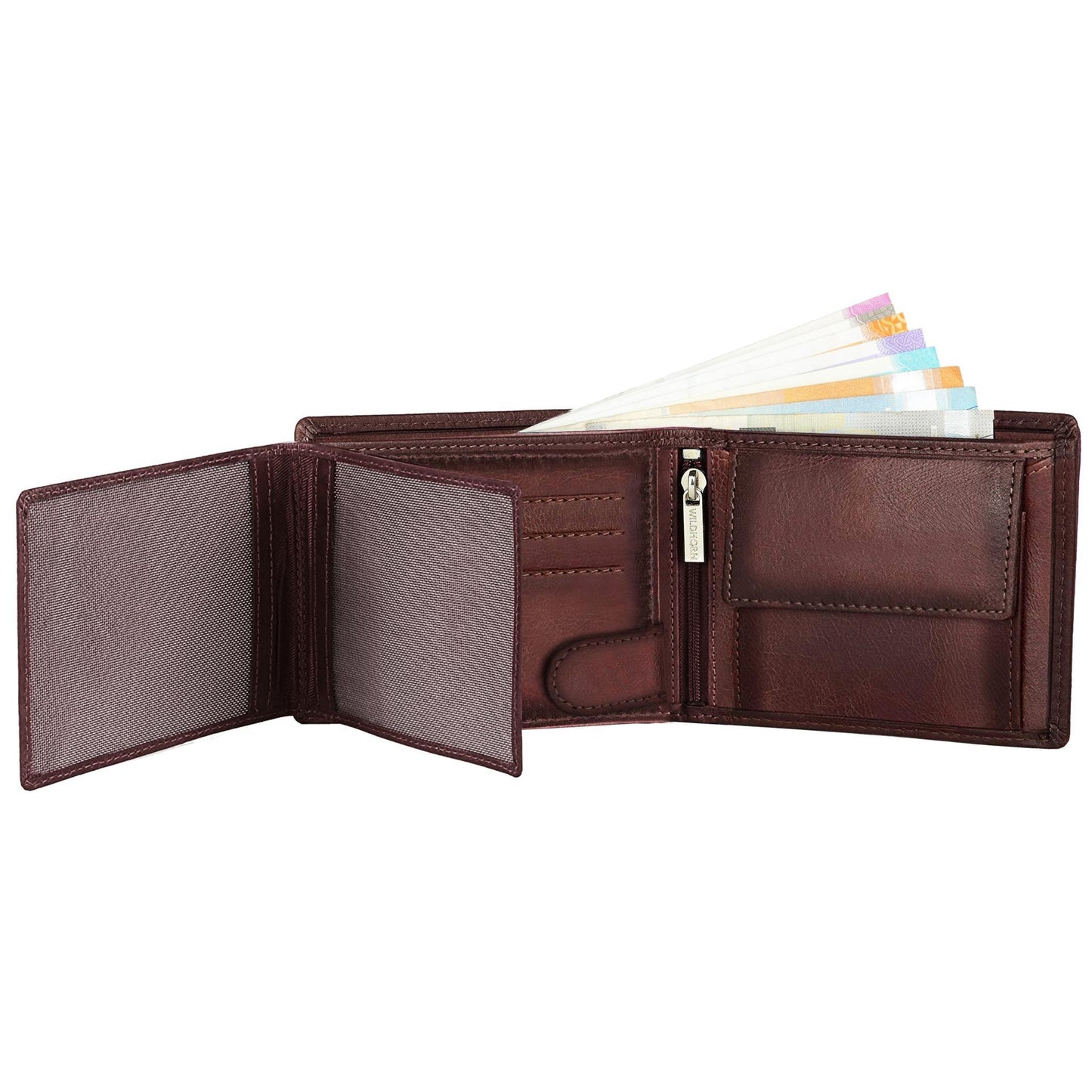 Wildhorn BOSTON RFID Protected Men's Leather Wallet