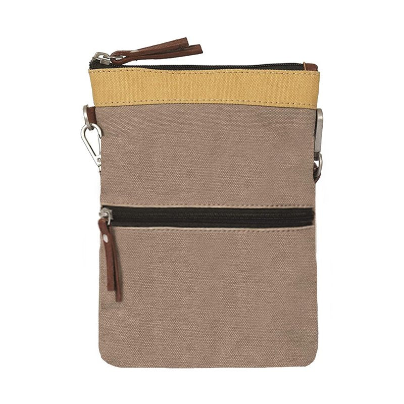 Artaflora – 100% Cotton Canvas Small Sling Crossbody Bag with Stylish Design for Women