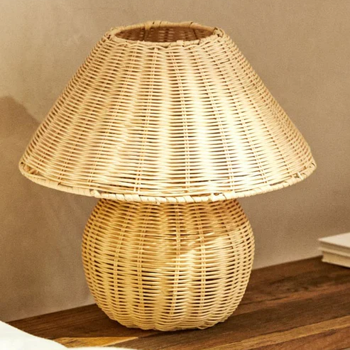 Adair Handcrafted Rattan Table Lamp