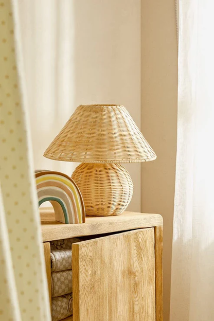 Adair Handcrafted Rattan Table Lamp