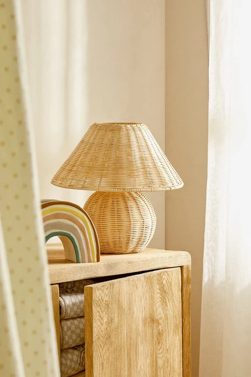 Adair Handcrafted Rattan Table Lamp