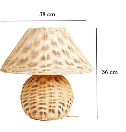 Adair Handcrafted Rattan Table Lamp