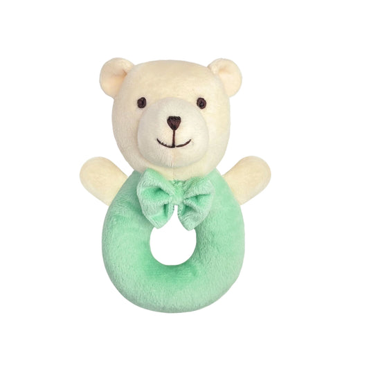 Ring Rattle - Bear Green