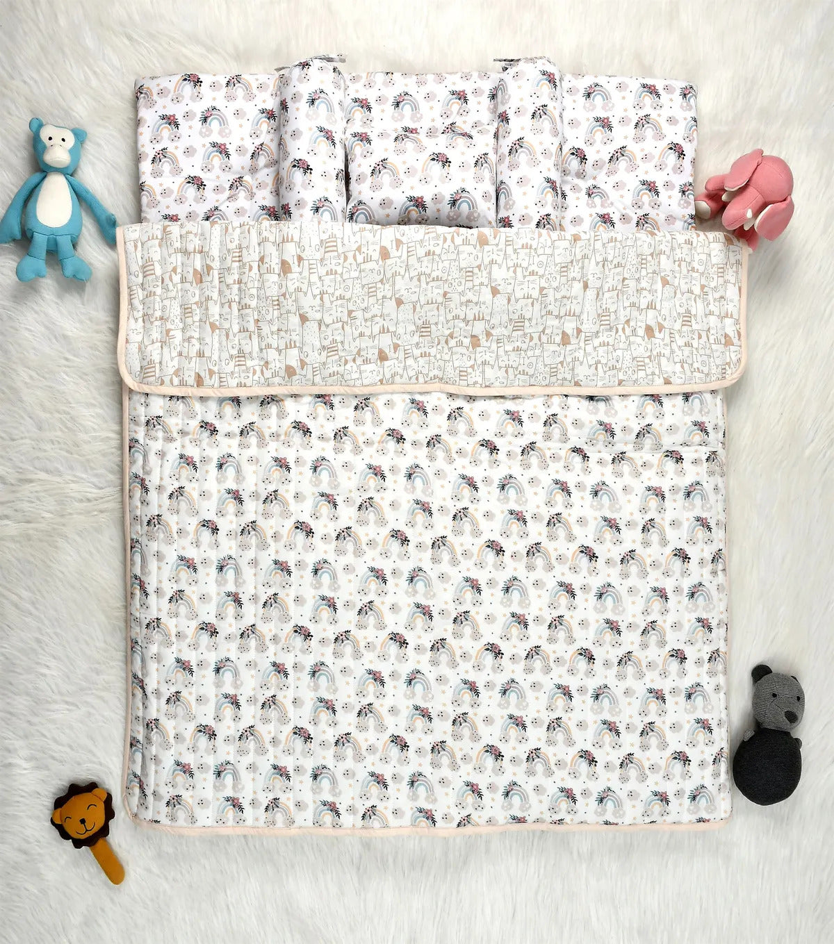 4-Piece Premium Muslin Bedding Set