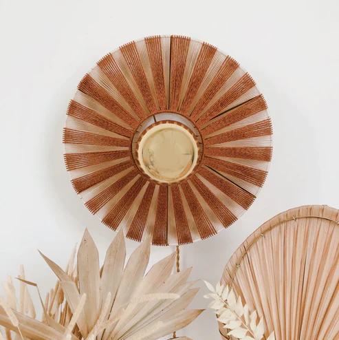 Bhuv Handcrafted Jute Wall Lamp