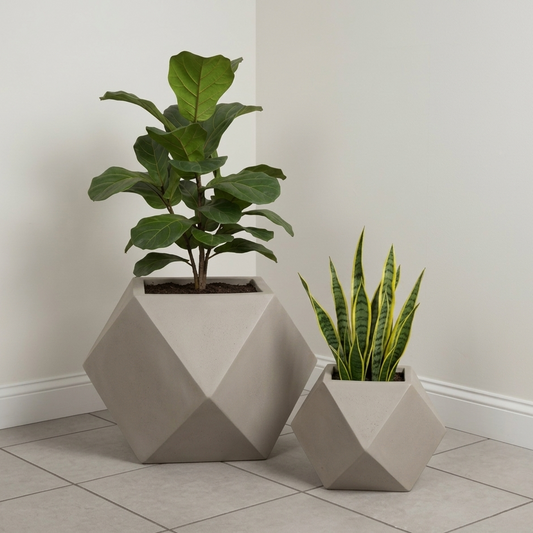 Big Diamond Fiberglass Planter