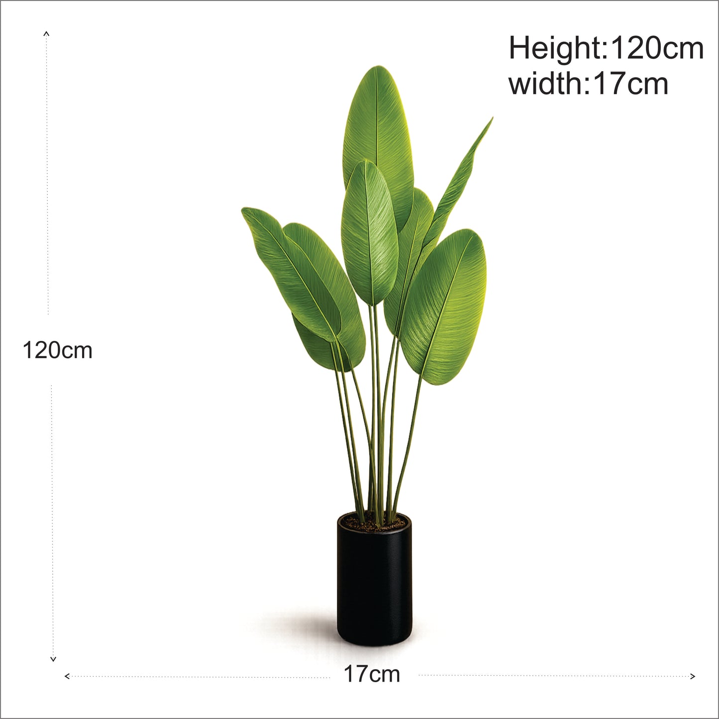 Premium Artificial Bird of Paradise Tree 47"