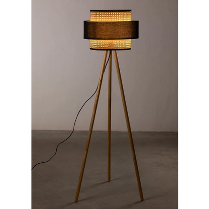 Anelisa Handcrafted Rattan Floor Lamp