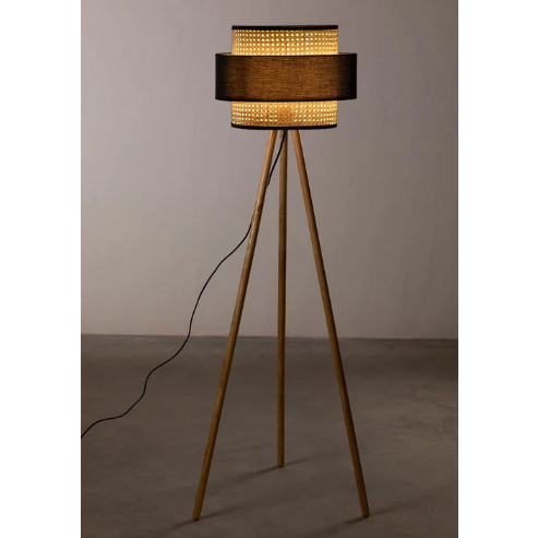 Anelisa Handcrafted Rattan Floor Lamp