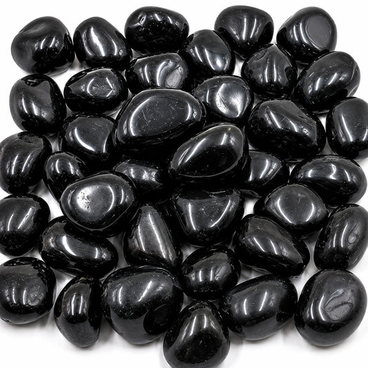 Black Polished Pebbles