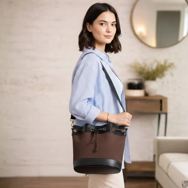 Bucket Crossbody Bag for Women