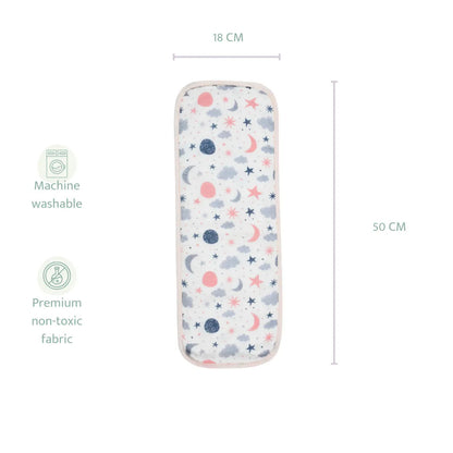 6-Layer Muslin Burp Pads – Set of 3