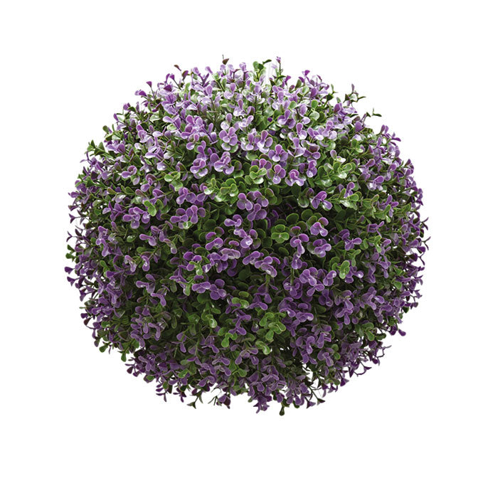 Artificial Buxus Purple Topiary Ball